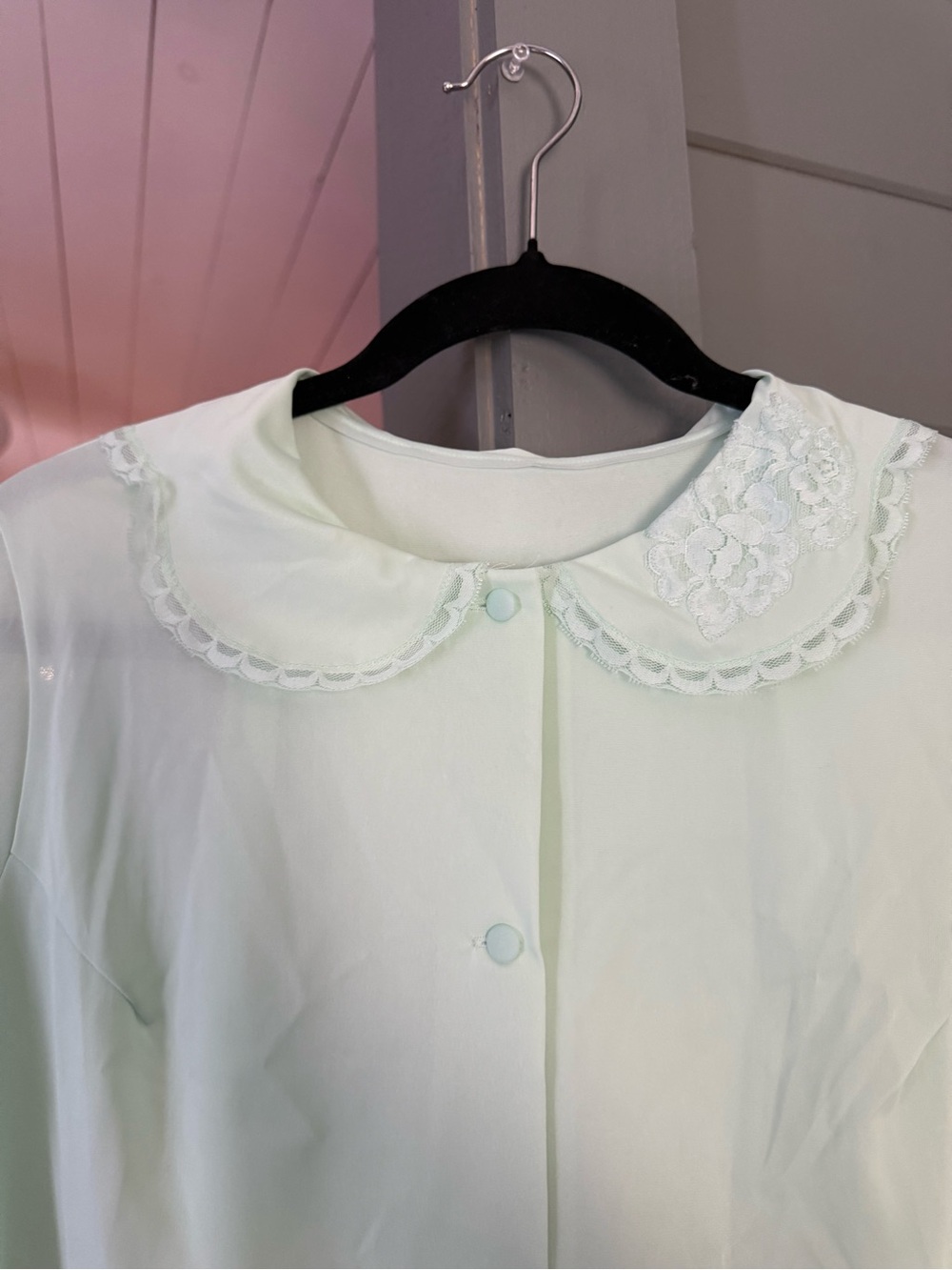 Vintage Shadowline Sleepwear Set Size Medium